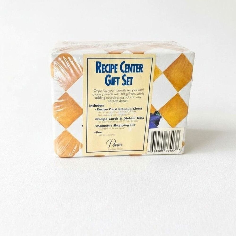 Recipe Box Set Penman Paper Vintage Farmhouse Kitchen Storage Gift